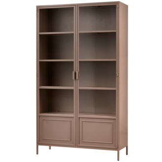 WOOOD Ronja Display Case Xl Metal Military Brown