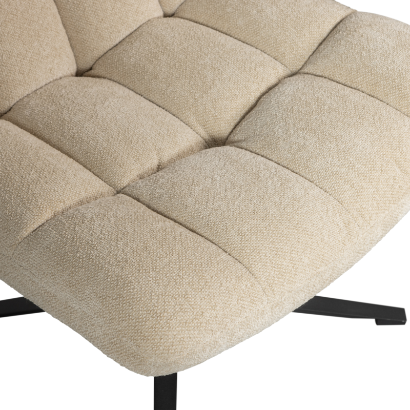 WOOOD-collectie WOOOD Job Armchair Bouclã‰ Sand