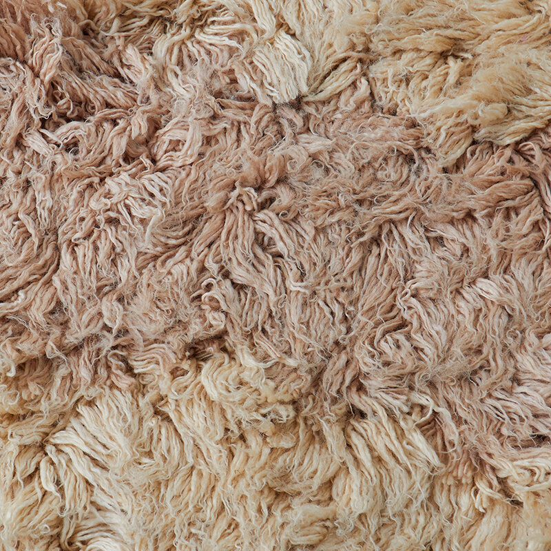 HKLIVING-collectie Fluffy square rug shore (250x250cm)