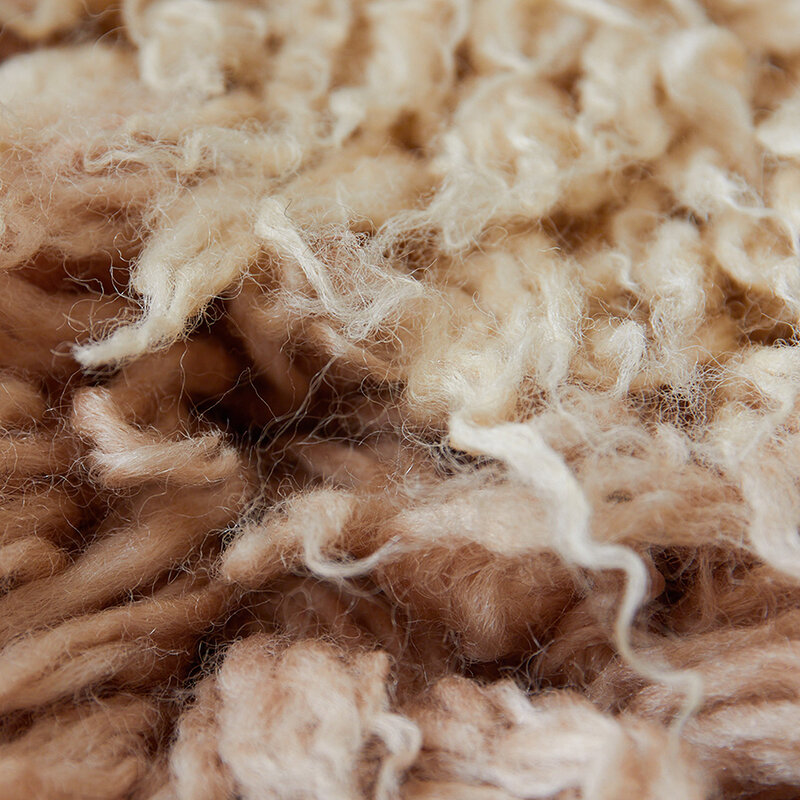 HKLIVING-collectie Fluffy square rug shore (250x250cm)