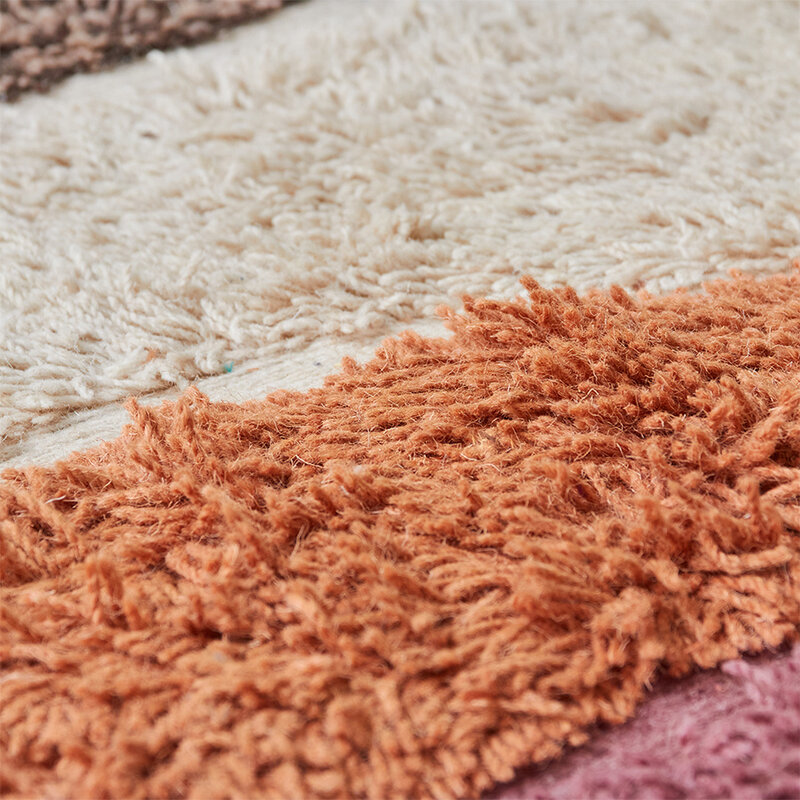 HKLIVING-collectie Round tufted rug melange (ø150cm)