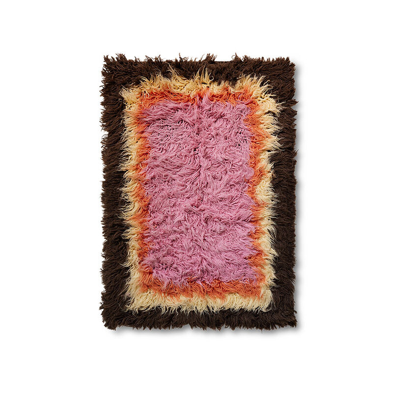 HKLIVING-collectie Fluffy rug downtown (120x180cm)
