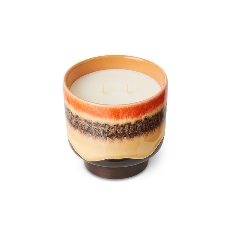 HKLIVING-collectie 70s ceramics: Geurkaars Tulum