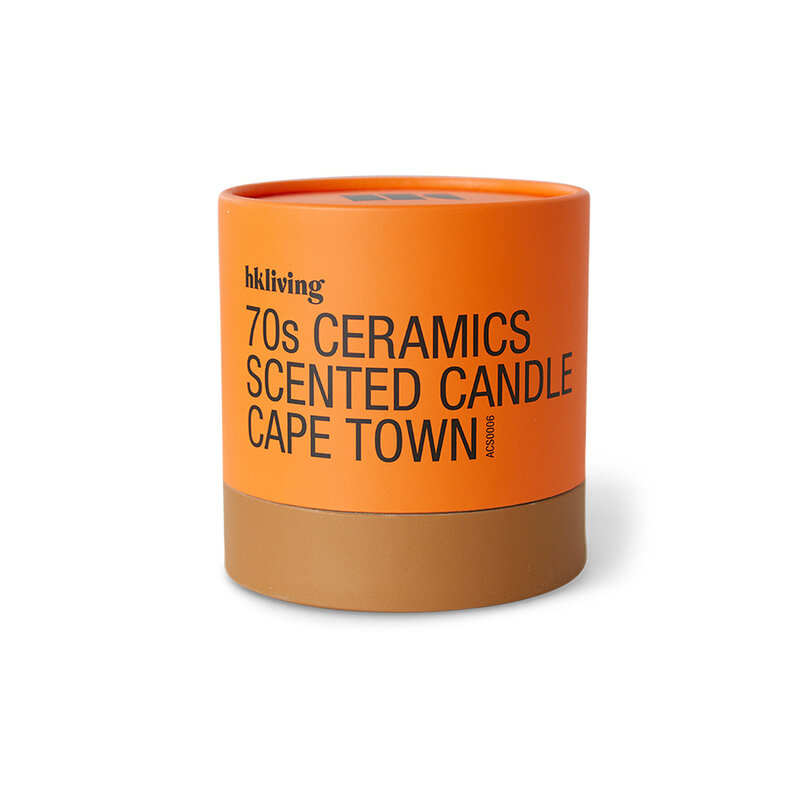 HKLIVING-collectie 70s ceramics: scented candle Cape Town