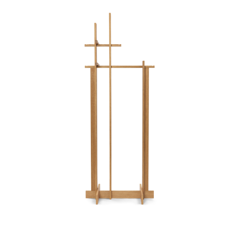 ferm LIVING-collectie Bridge Clothes Stand - Oiled Oak