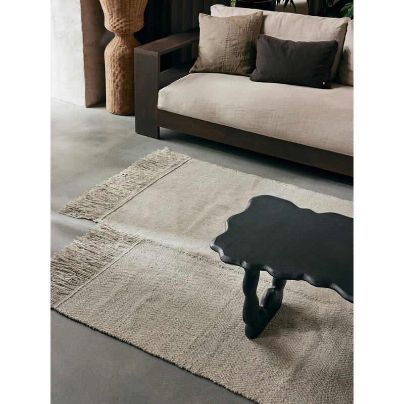 ferm LIVING-collectie Alter Vloerkleed - 160 x 270 - Naturel