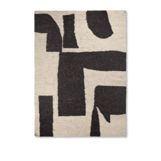ferm LIVING Piece Vloerkleed - 200 x 300 - Gebroken wit/Toffee ferm LIVING Piece Vloerkleed - 200 x 300 - Gebroken wit/Toffee