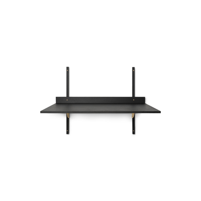ferm LIVING-collectie Sector desk -  Black ash / brass