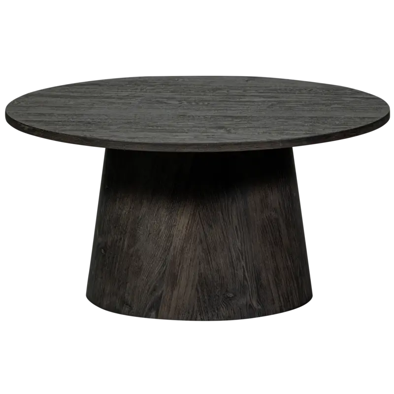 WOOOD-collectie MAAN Salontafel Mdf Donkerbruin 40X80Cm
