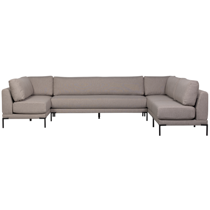 vtwonen-collectie Couple Dining Bench Element 200cm Taupe
