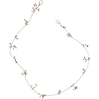 Madam Stoltz Iron garland w/ beads