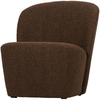 vtwonen Lofty Fauteuil Bruin Gemeleerd
