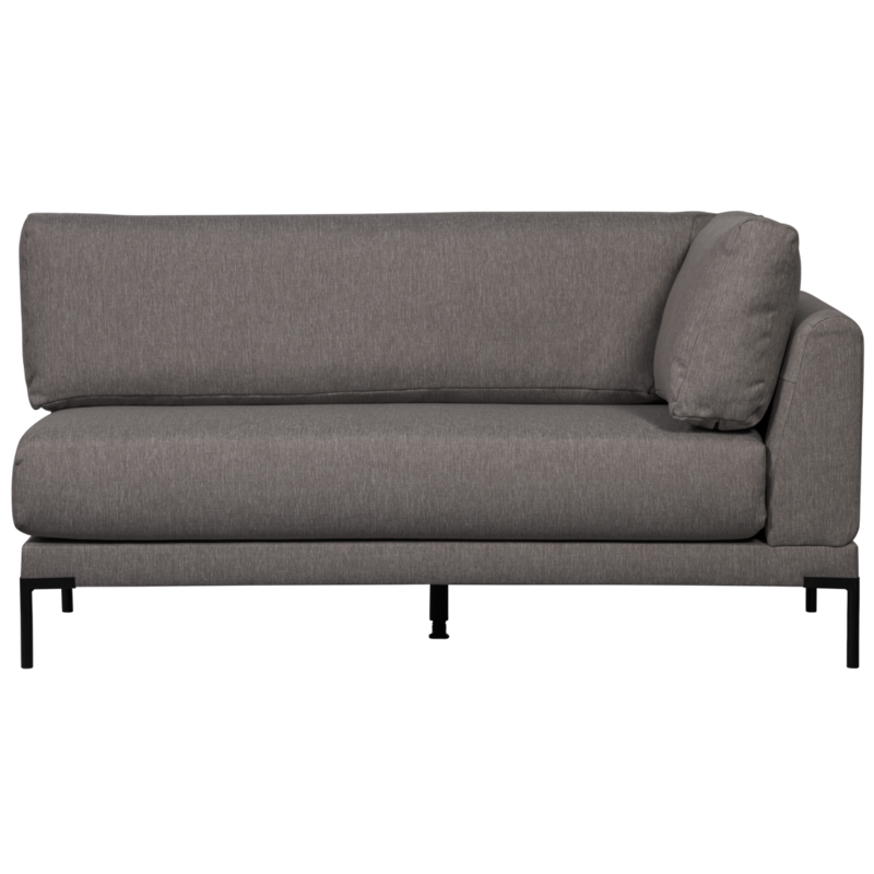 vtwonen-collectie Couple Dining Bench Corner Element Left Gray Melange