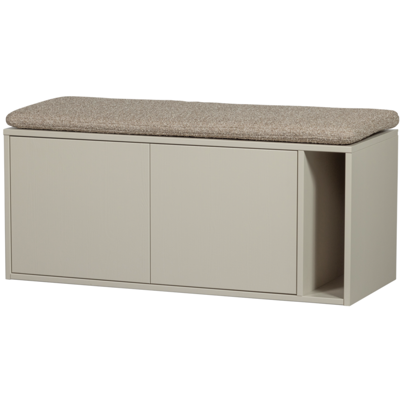 vtwonen-collectie Settle Down TV Furniture / Bench 108cm Dust with Seat Cushion
