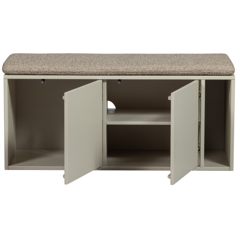 vtwonen-collectie Settle Down TV Furniture / Bench 108cm Dust with Seat Cushion