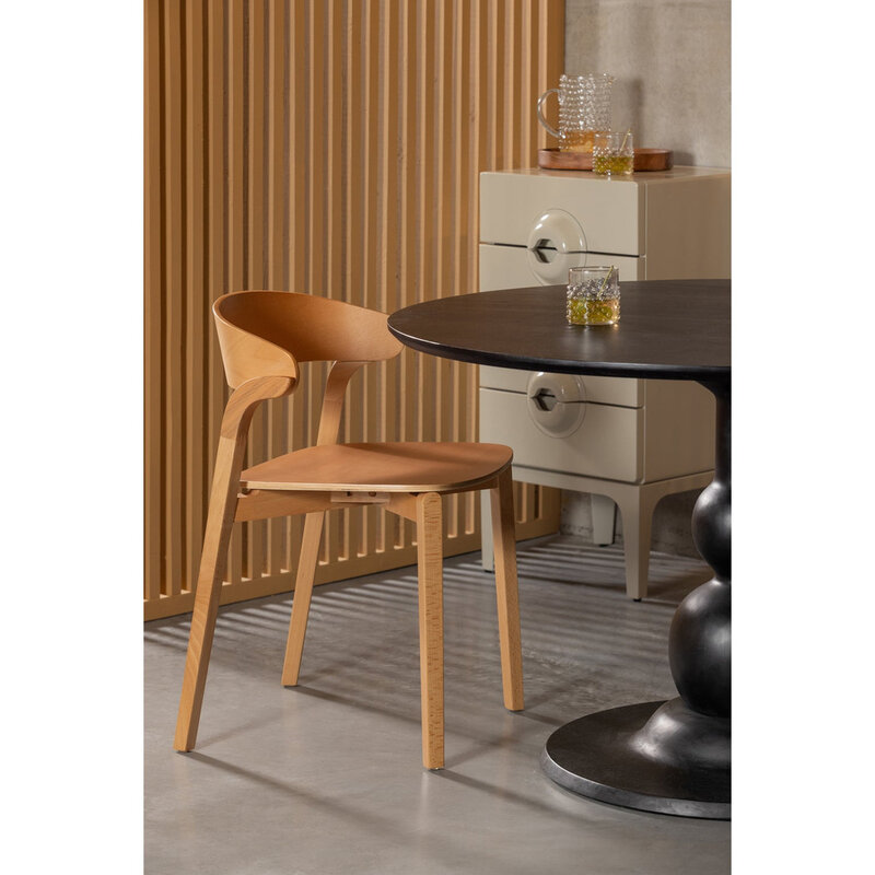 WOOOD-collectie Cras Dining room chair Natural