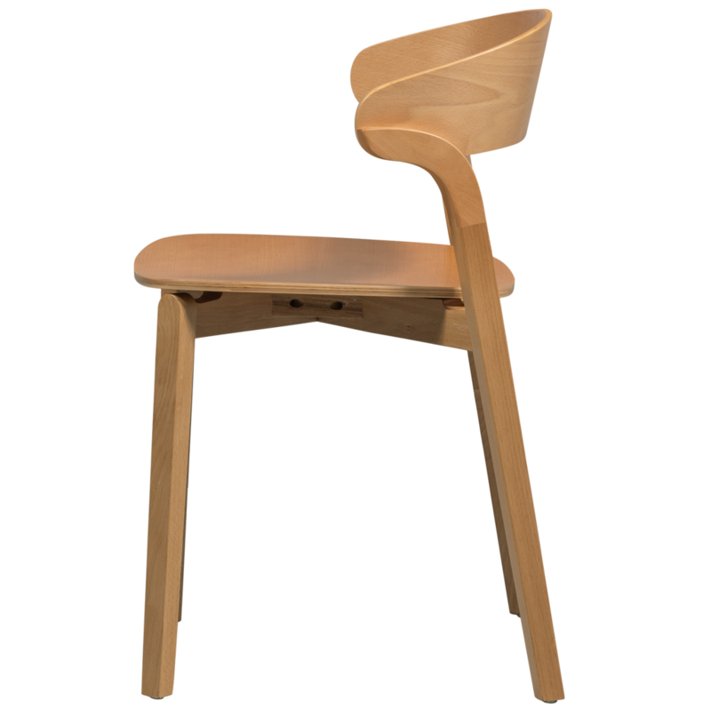 WOOOD-collectie Cras Dining room chair Natural