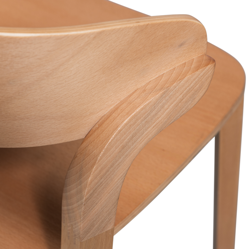WOOOD-collectie Cras Dining room chair Natural