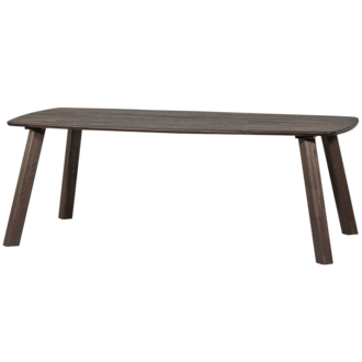 WOOOD Tablo Eettafel Deens Ovaal Vl 220X100Cm Mystic Brown [Fsc]