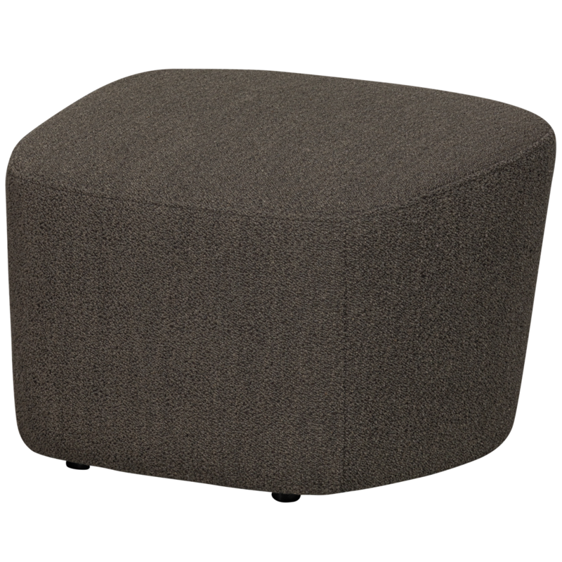 vtwonen-collectie Lofty Hocker Boucle Bruin