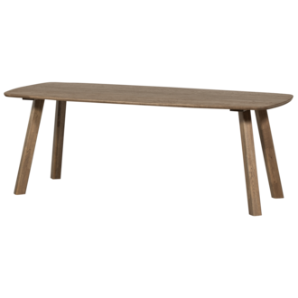 WOOOD Tablo Eettafel Deens Ovaal Dl 180X100Cm Cashmere Brown [Fsc]
