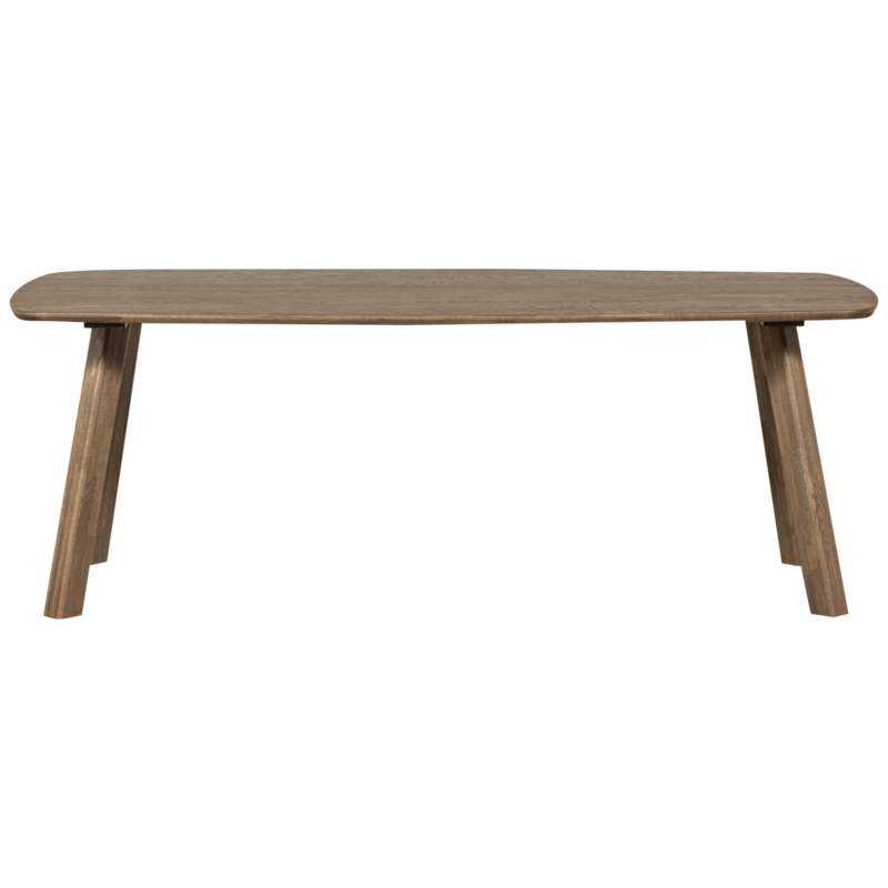 WOOOD-collectie Tablo Eettafel Deens Ovaal Dl 180X100Cm Cashmere Brown [Fsc]