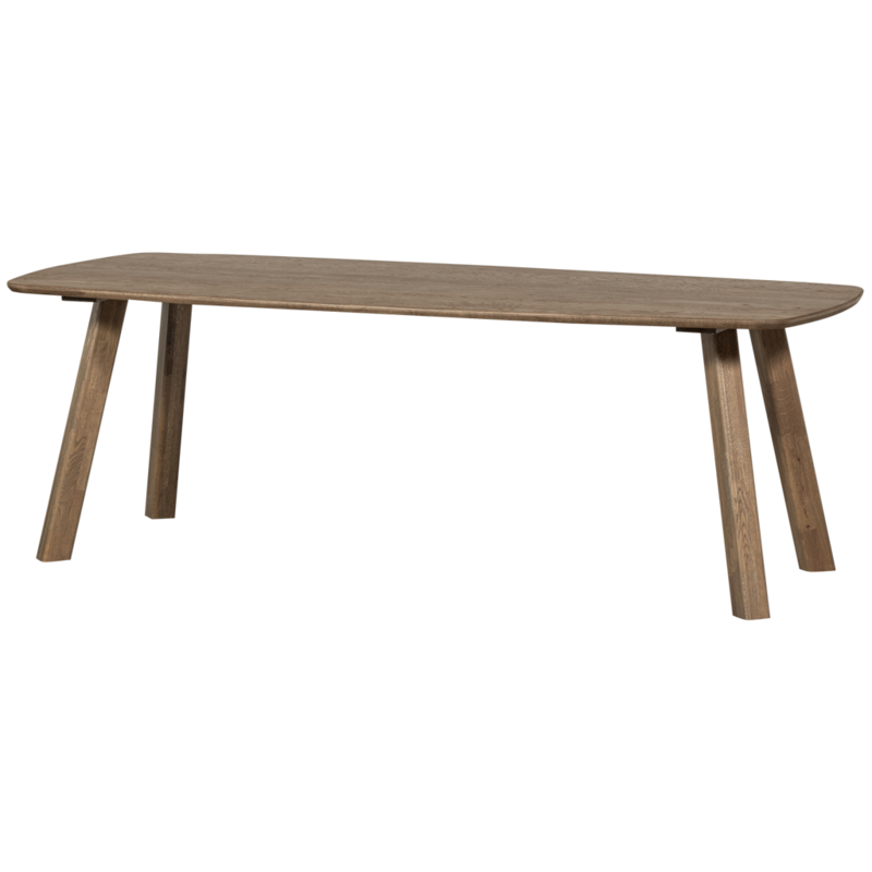 WOOOD-collectie Tablo Dining Table Danish Oval DL 220x100cm Cashmere Brown [FSC]