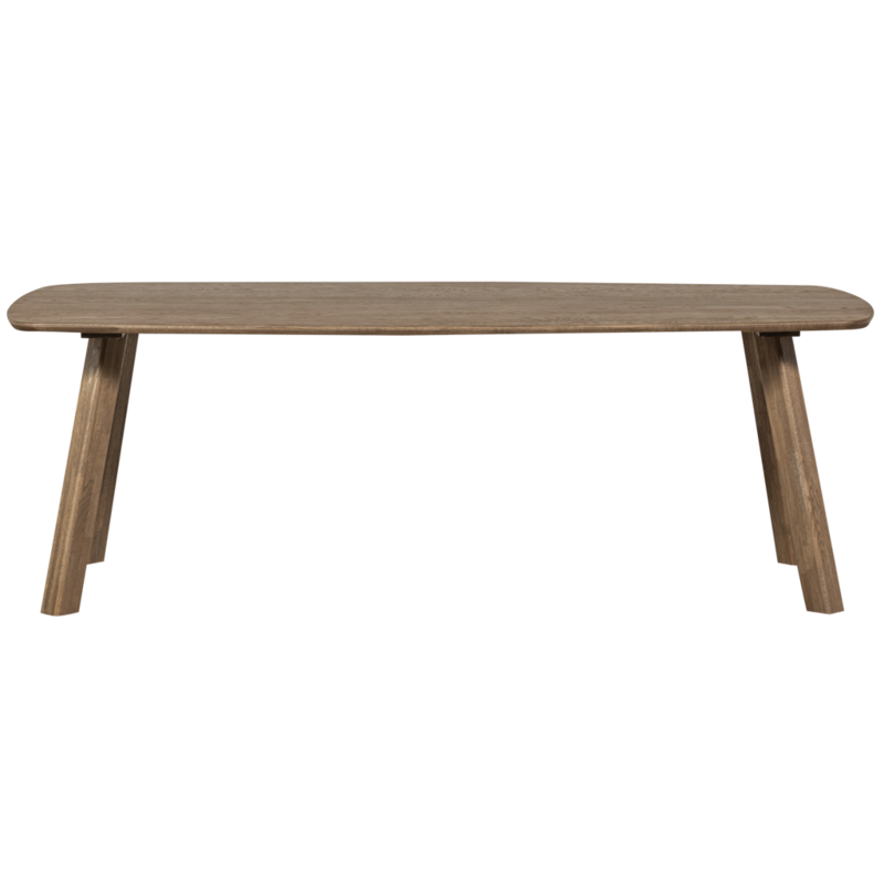 WOOOD-collectie Tablo Dining Table Danish Oval DL 220x100cm Cashmere Brown [FSC]