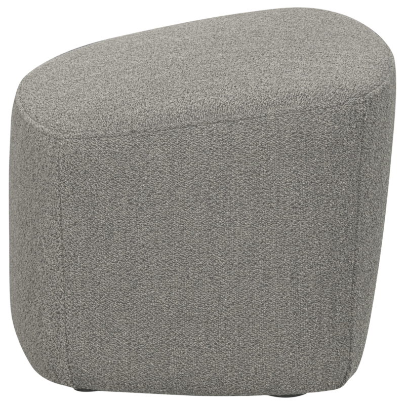 vtwonen-collectie Lofty Hocker Boucle Grijs