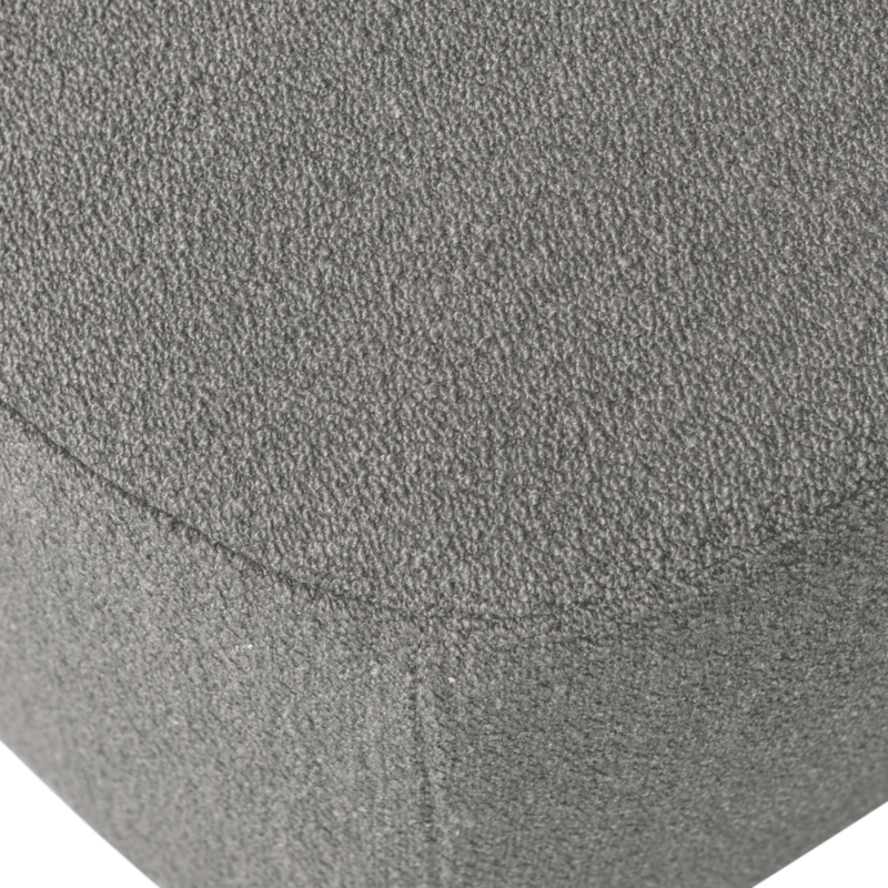 vtwonen-collectie Lofty Hocker Boucle Grijs