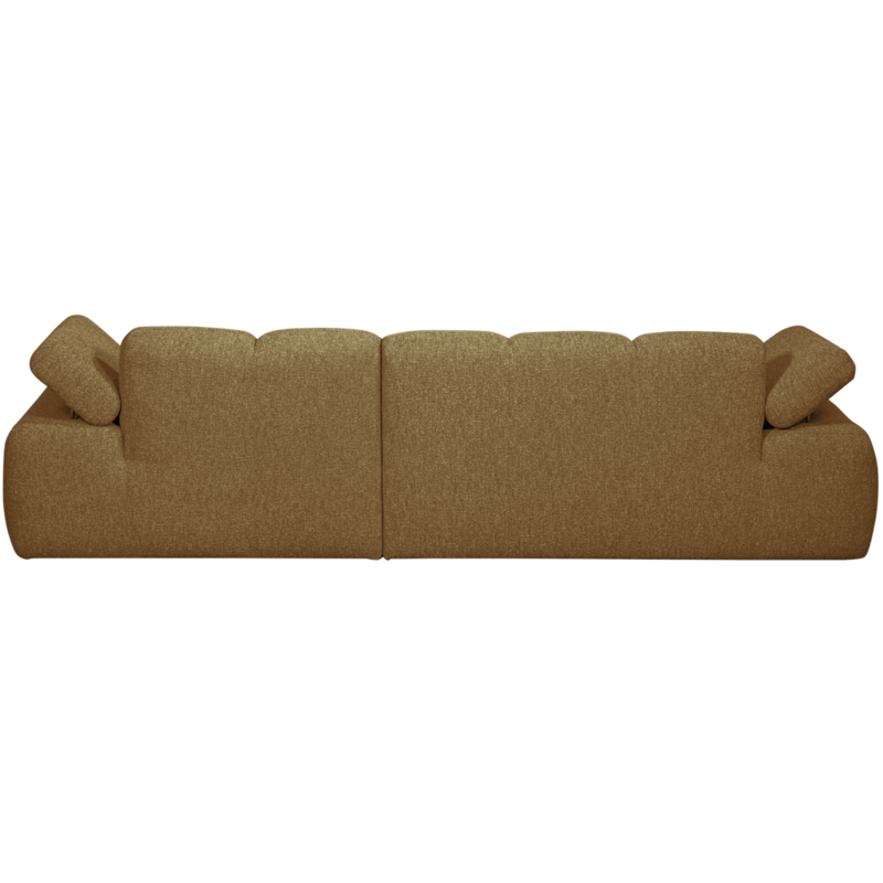 WOOOD-collectie Mojo Chaise Longue Right Boucle Yellow Brown Melange