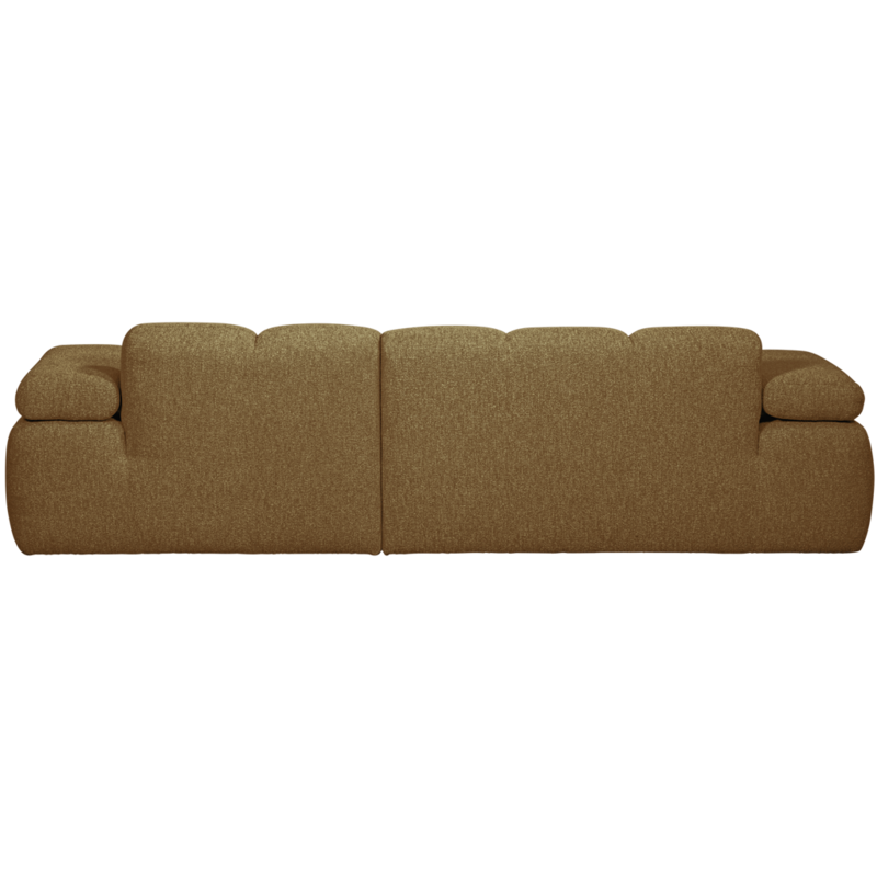 WOOOD-collectie Mojo Chaise Longue Rechts Boucle Geel Bruin Melange
