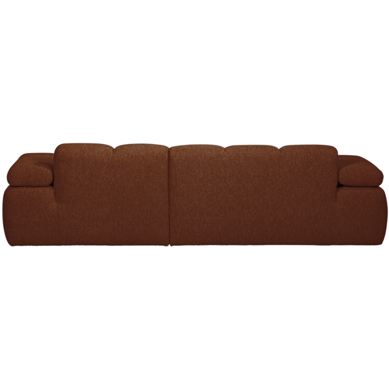 WOOOD-collectie Mojo Chaise Longue Rechts Boucle Roest Bruin Melange