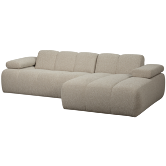 WOOOD Mojo Chaise Longue Rechts Boucle Beige Melange