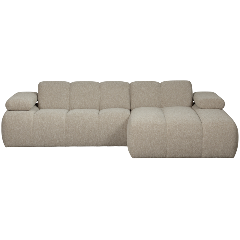 WOOOD-collectie Mojo Chaise Longue Rechts Boucle Beige Melange