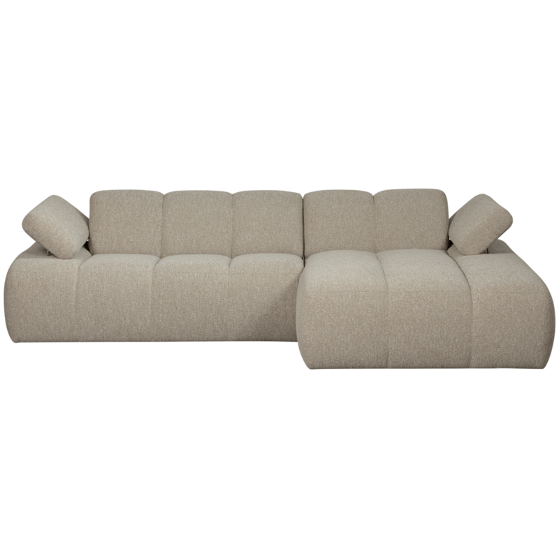 WOOOD-collectie Mojo Chaise Longue Rechts Boucle Beige Melange