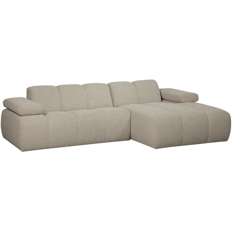 WOOOD-collectie Mojo Chaise Longue Rechts Boucle Beige Melange