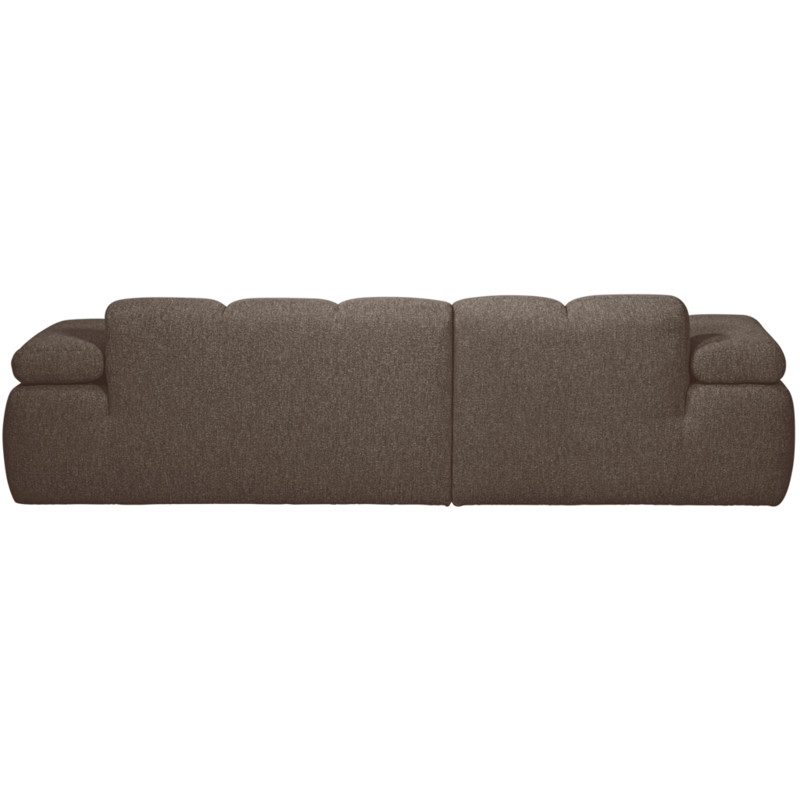 WOOOD-collectie Mojo Chaise Longue Links Boucle Bruin Melange