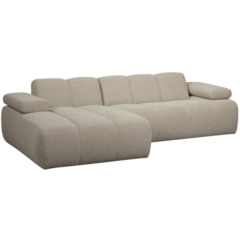 WOOOD-collectie Mojo Chaise Longue Left Boucle Beige Melange