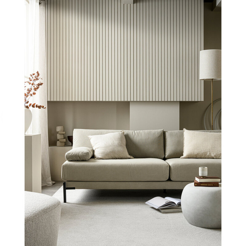 vtwonen-collectie Pebble Side table Concrete look White 35X dia 50