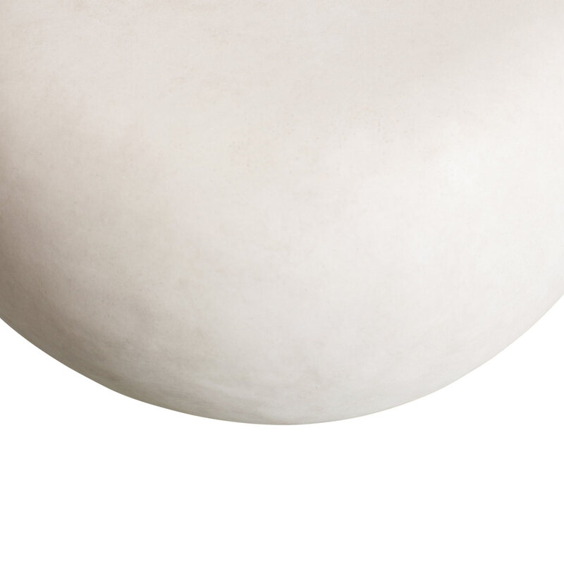 vtwonen-collectie Pebble Side table Concrete look White 35X dia 50