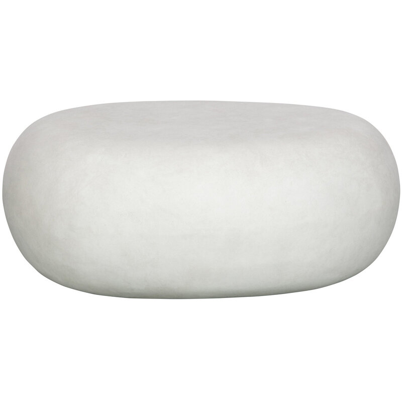 vtwonen-collectie Pebble Side Table Concrete Look White 31X65X49