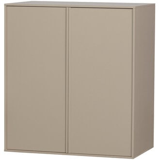 vtwonen Daily Closet Double 110X100 cm Pine Dakar Gray [Fsc]