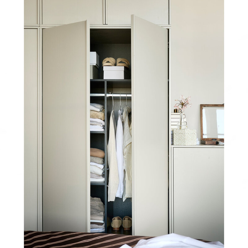 vtwonen-collectie Daily Closet Double 200X100 cm Pine Dakar Gray [Fsc]