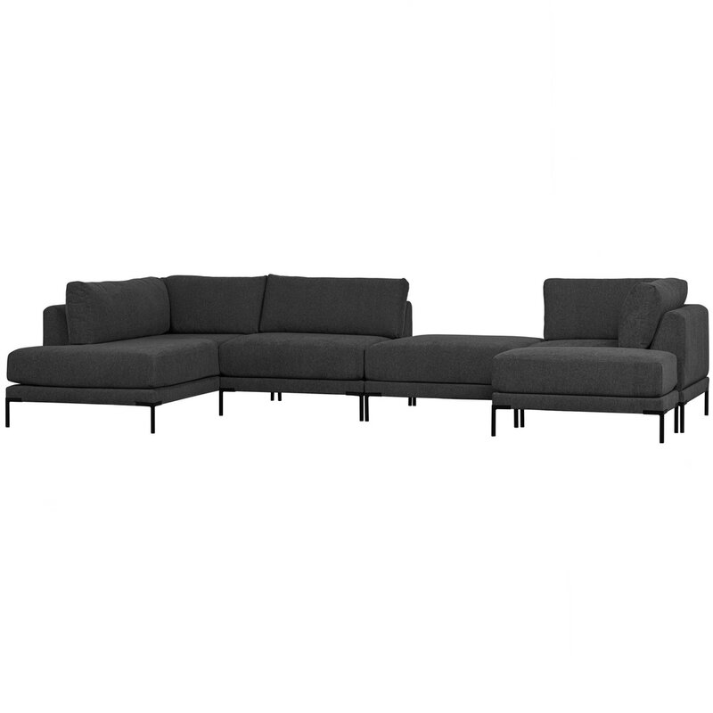 vtwonen-collectie Couple Lounge Element Links Donkergrijs