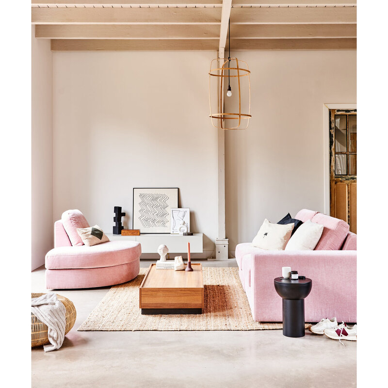 vtwonen-collectie Family 1-Zits Element Ronde Hoek Links Roze