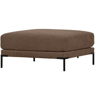 vtwonen Couple Poef 100 cm Chocolade Bruin