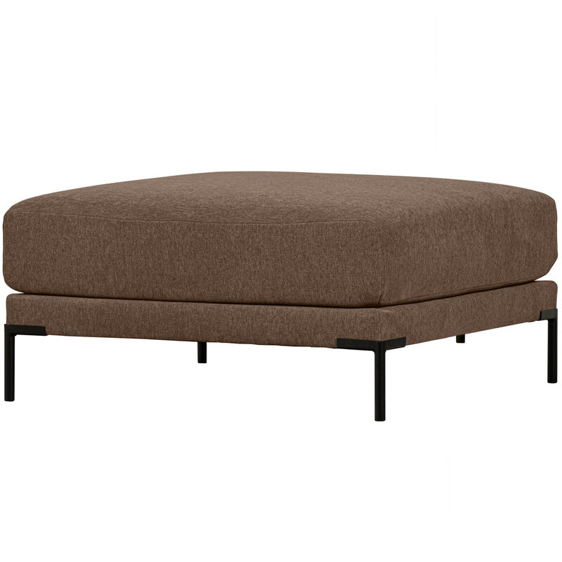 vtwonen-collectie Couple Poef 100 cm Chocolade Bruin