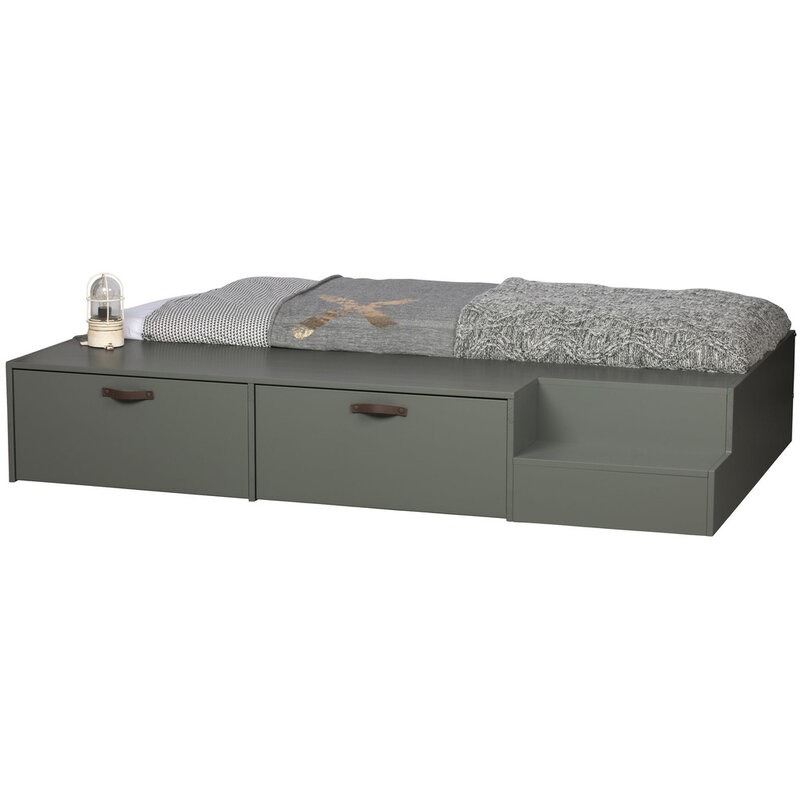 vtwonen-collectie Stage Bed + Drawers Pine Soap 80X200 cm Excl Slatted Base[Fsc]