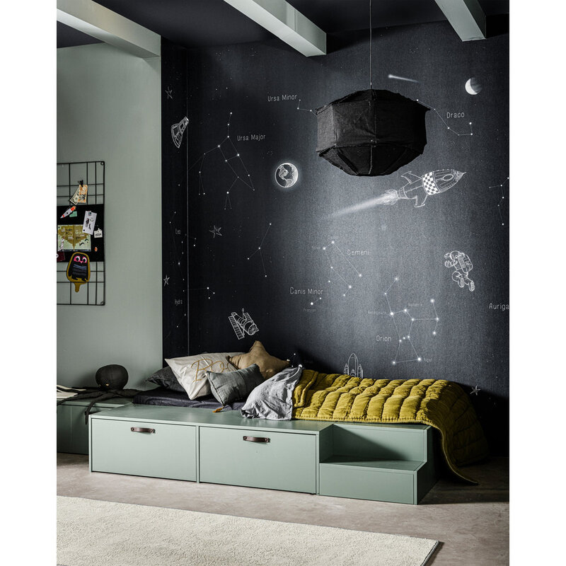 vtwonen-collectie Stage Bed + Drawers Pine Soap 80X200 cm Excl Slatted Base[Fsc]